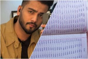 एल्विश के अच्छे जीवन के लिए ग्यारह लाख ग्यारह हजार एक सौ ग्यारह बार लिखा राम नाम :